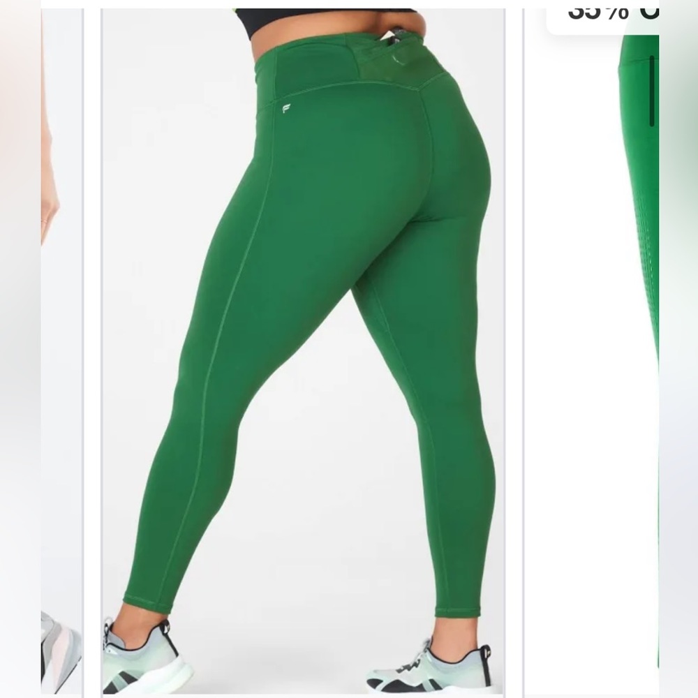 Fabletics never worn medium green leggings.